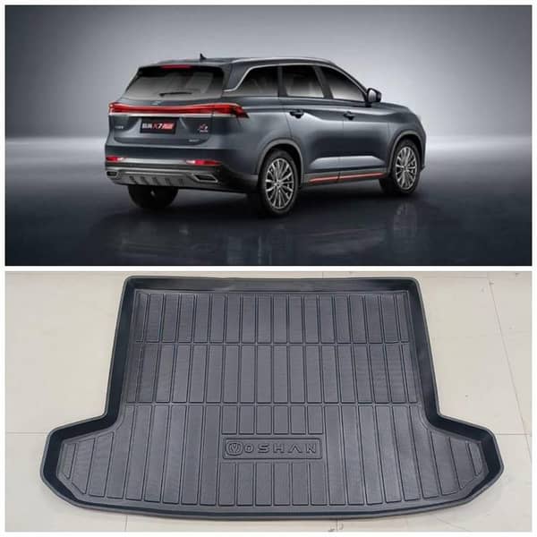 Oshan X7 TPU Trunk Tray Matt  Anti-Slip Cargo Liner in Premium Quality
