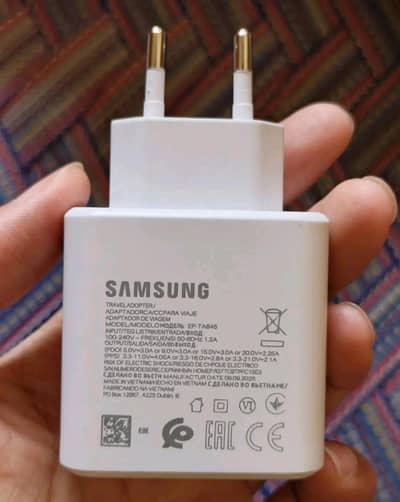 Samsung 45W Charger TA845 with 5A Cable