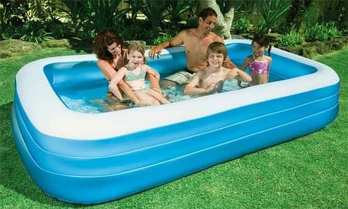 Intex Swimming Family Pool (10 * 6 Ft Depth 22inch) 03020062817