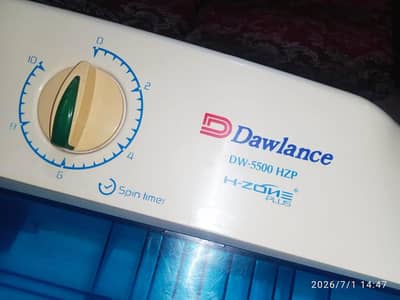 Dawlance twin tub washing machine model number  DW 5500 HZP