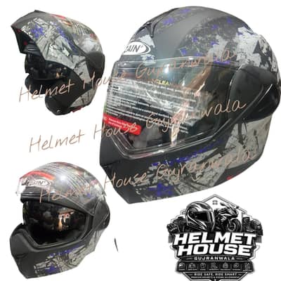 Zain Flipup Flip up DOT Helmet