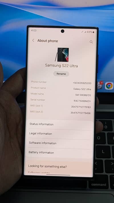 Samsung S22 Ultra 12/256 Dual Physical Approved