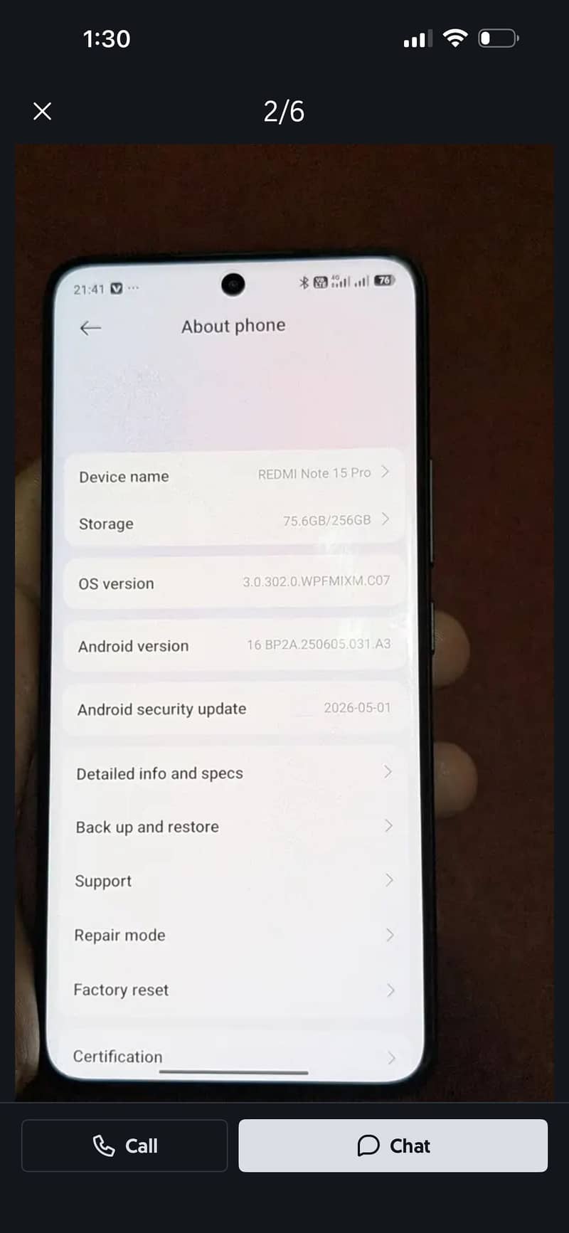 Xiaomi note 15 Pro 2