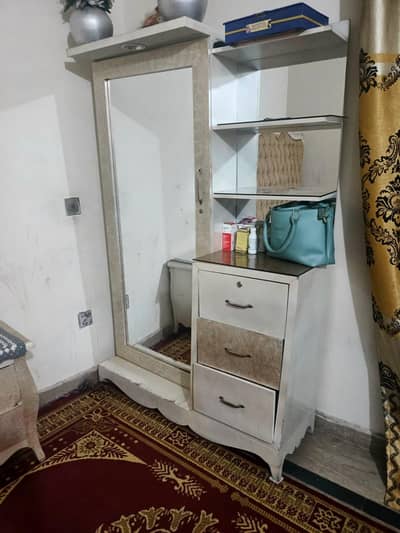 bed side table dressing table single almari contact 03044798297