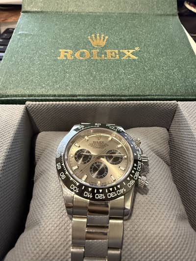 Rolex Daytona Silver Dial Stainless Steel Watch – Premium Quality