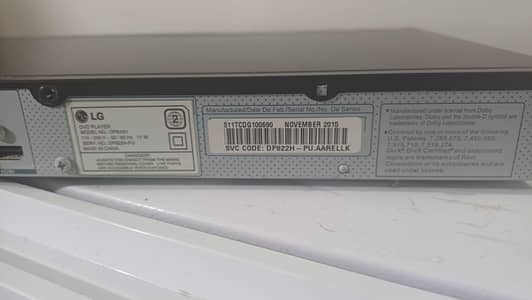 LG DVD player Full HD HDMI