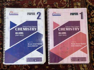 A level Chemistry 9701 past papers (Paper-1,2)