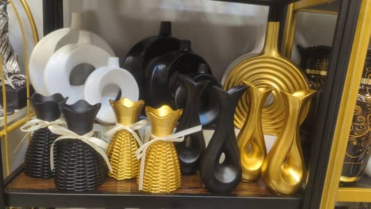 IMPORTED FIBER FLOWER VASES
