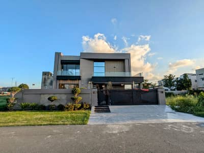 BRAND NEW ONE KANAL LUXURY MODERN DESIGN HOUSE In DHA Phase 07 Original Picture AC Install Curtains Install