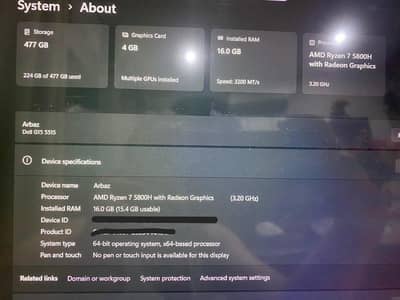 DELL G15 RYZEN EDITION
