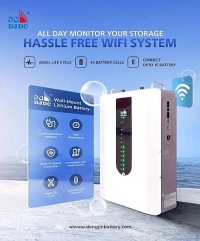 Dongjin 5.1 kWh lithium-ion Battery-Solar & UPS Backup For Sale