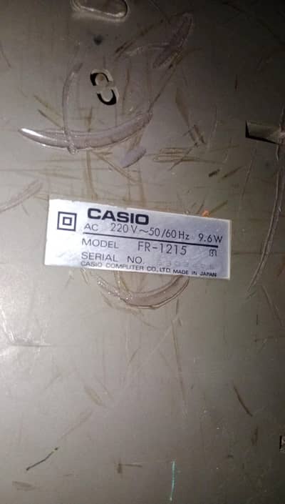 Casio calculator