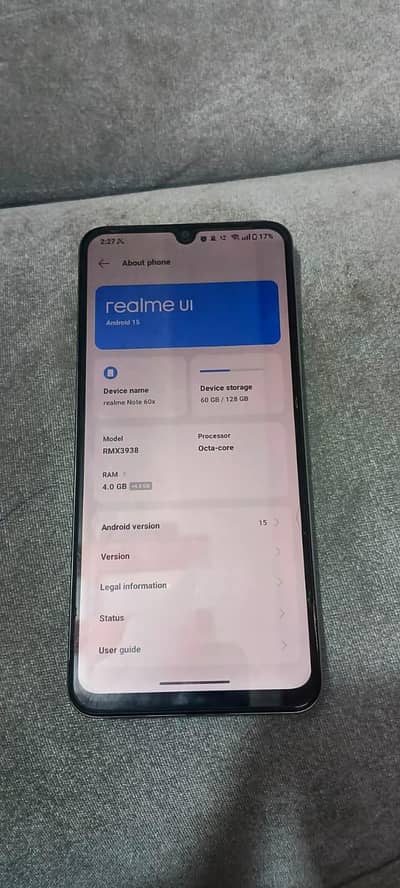 Realme Note 60x