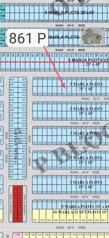 5 Marla Plot for Sale | P Block | Al Rehman Garden Phase 2, Lahore