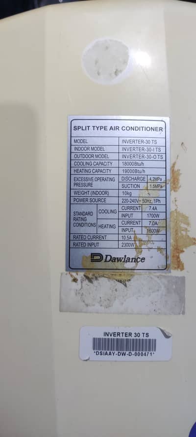 Dalwance Ac invertor 1.5 ton