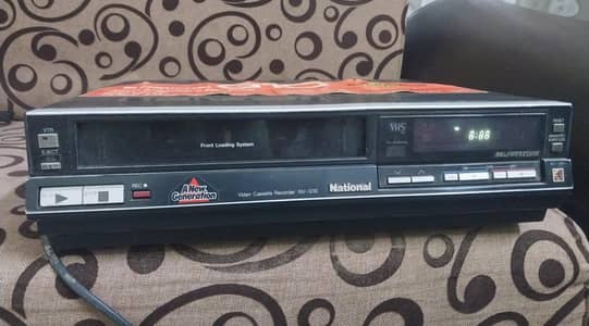 National G10 VHS Video Cassette Recorder (VCR) – Vintage & Working
