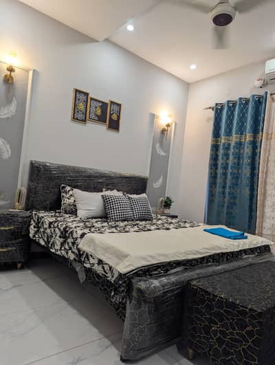 5 Marla Brand New Modern Design Fully Furnished House For Rent In Dha 9 Town Lahore | For Discounted Price And Original Pictures Download The App "Signature Lands".