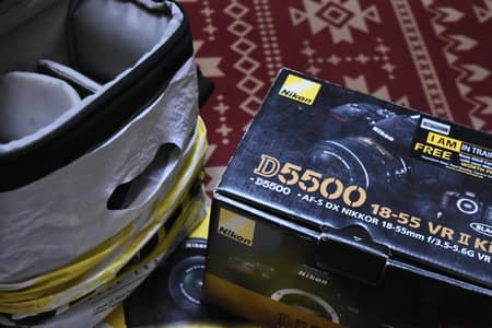 Nikon D5500 (18=55)Vr ii lns.