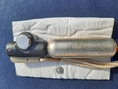 CO2 gas cylinder for inflatable life jackets.