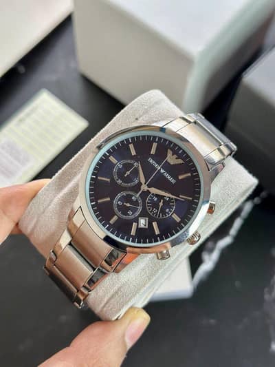 Emporio Armani Chronograph - Black & Blue