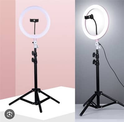 Brand new ring light and tripod in large size