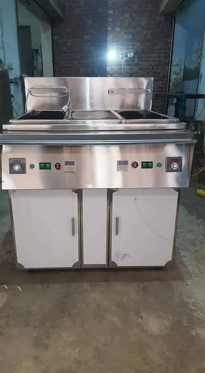 Double Fryer Single Fryer Hot plat Fast Food Equipment