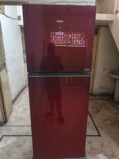 haier led touch fridge