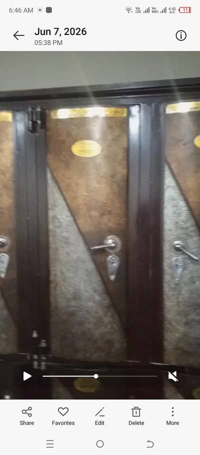 3 Door Safe almari weight 120kg