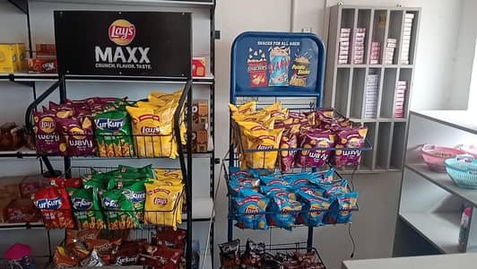 grocery  store racks