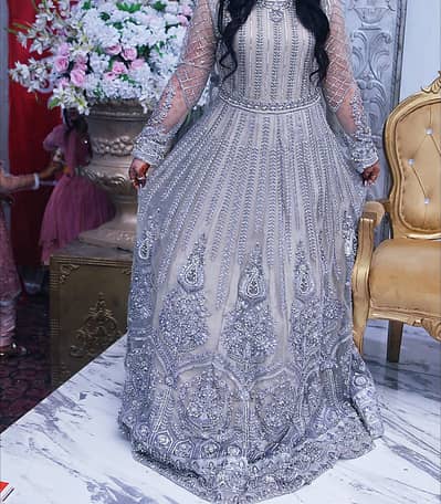 Branded Akbar Aslam Bridal/Walima Maxi – Worn Once
