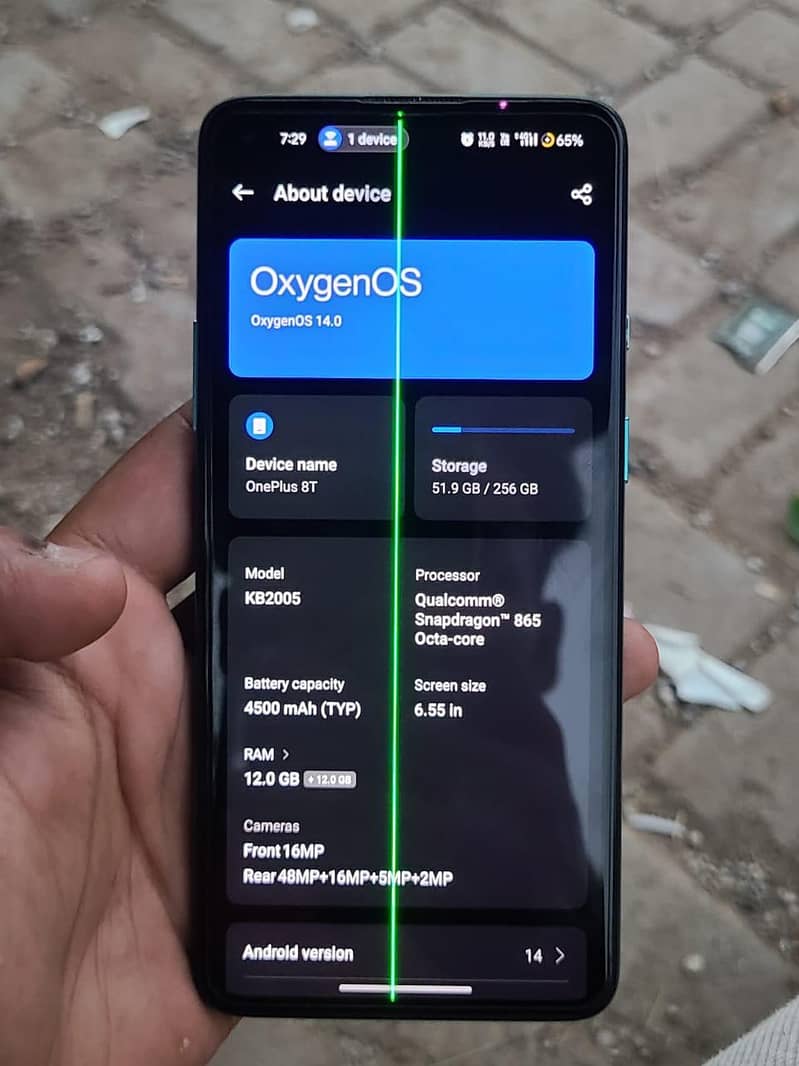 One Plus 8T 7