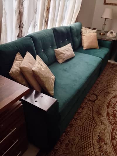 sofa with side tables for sale