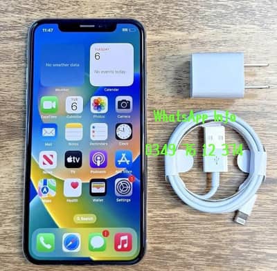Apple iPhone X 256GB PTA approved full box Delivery all Pakistan