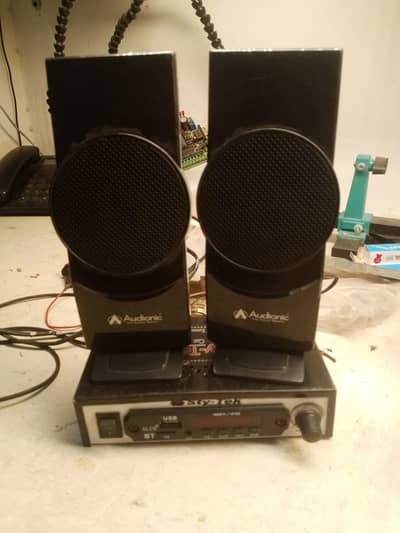 Audionic speaker with Sty-tek amplifier