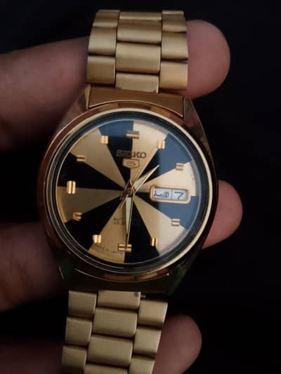 Seiko 5 automatic  Original with transparent back case