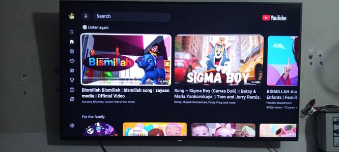 Sony Bravia 4k smart Tv 50"  inches