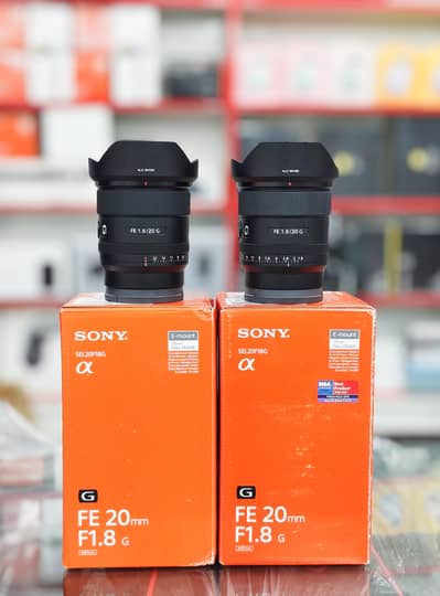 Sony 20mm F/1.8 G Full frame Wide angle lens (HnB digital)