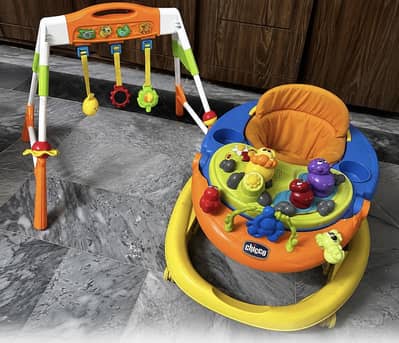 Chicco Baby walker + Weina Activity (Gym 2 items)