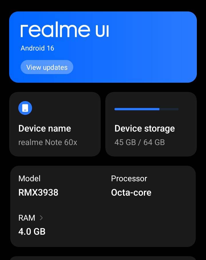 Realme Note 60x 1