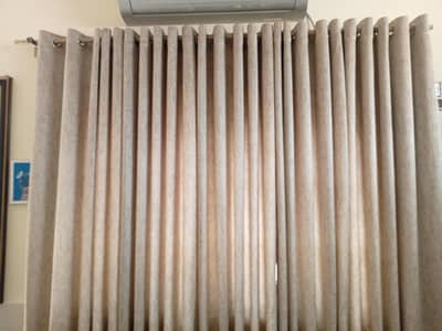 Badge colour imported curtains