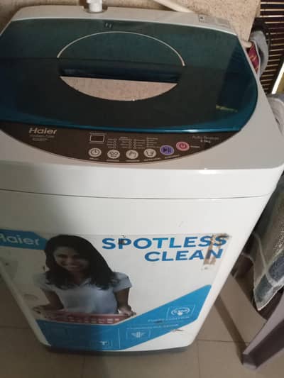 Haier washing automatic machine 8.5kg urgent sale