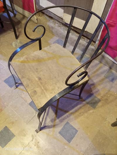 Metal chairs