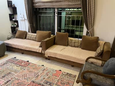 L shaped sofa , 6 seater sofa. , corner sofa