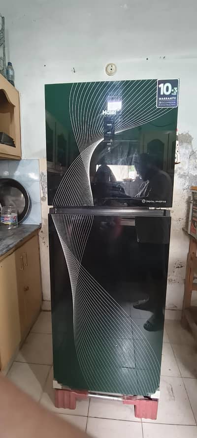 Haier Digital Inverter Refrigerator HRF-346 IFGA (Green)