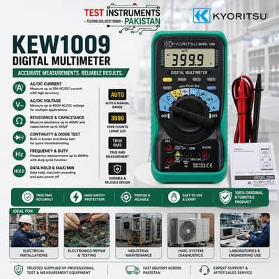 Kyoritsu KEW 1009 Digital Multimeter AC/DC 600V