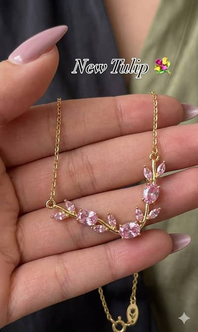 tulip necklace for girls