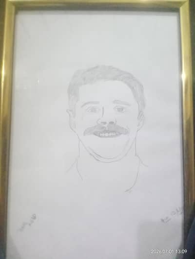 Travis head Australia cricketer sketch