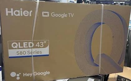 Haier 43 S80EUX 55 inch smart & 4K QLED TV