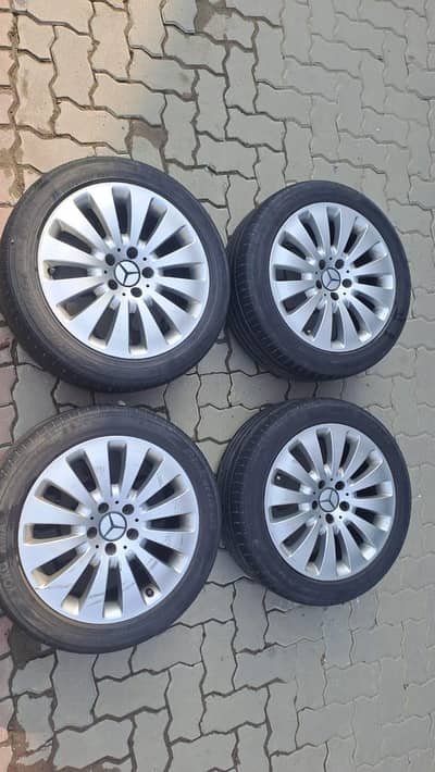 Mercedes C200 Tyres with Rims