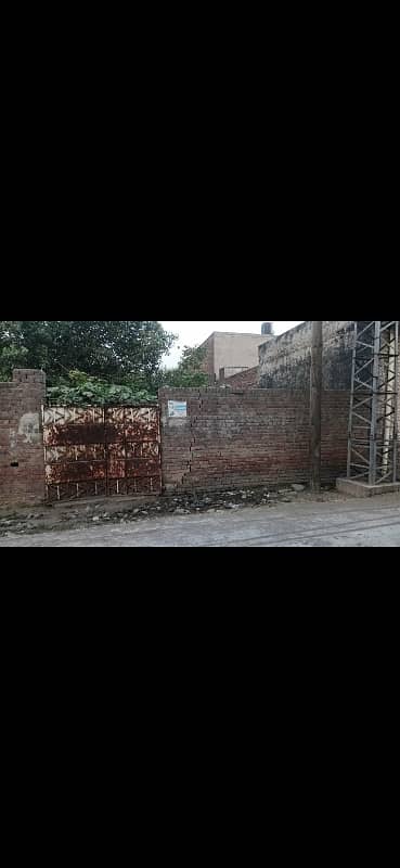 One Kanal Commercial Plot for sale at Ada Chabeel Manawan Lahore.